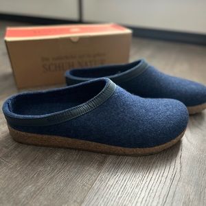 German Wool Slippers Loafers - New clog Slip On